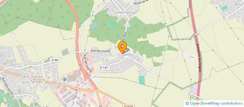 localisation de l'entreprise SCI BLACK MINOU  VILLECHETIF