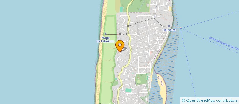 localisation de l'entreprise SCI BLACK PERLE à LEGE-CAP-FERRET