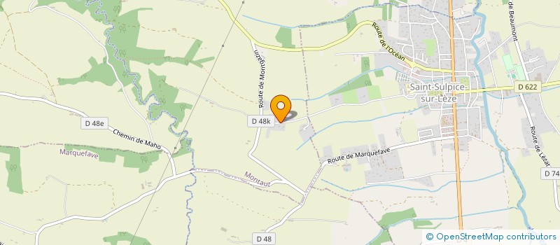 localisation de l'entreprise SCI BLACK & WHITE  MONTAUT