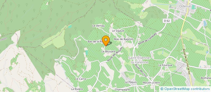 localisation de l'entreprise SCI BLACK & WHITE  SAINT-ETIENNE-LA-VARENNE