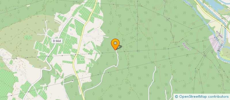 localisation de l'entreprise SCI BLACKINE  ROGNES