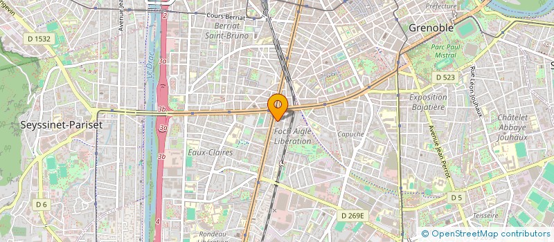 localisation de l'entreprise SCI BLACKSTABLE à GRENOBLE