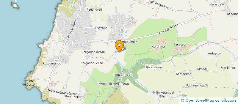 localisation de l'entreprise SCI BLACKWOOD  PLOUARZEL