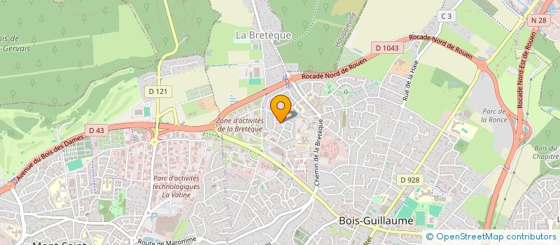 localisation de l'entreprise SCI BLAD à BOIS-GUILLAUME