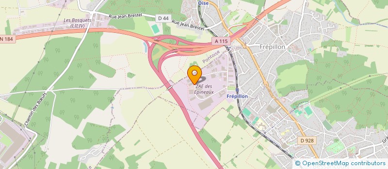 localisation de l'entreprise SCI BLAD  FREPILLON