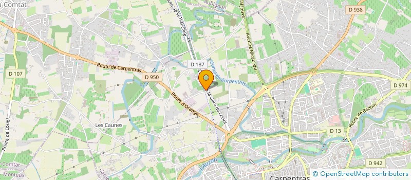 localisation de l'entreprise SCI BLADEL THURIET  CARPENTRAS