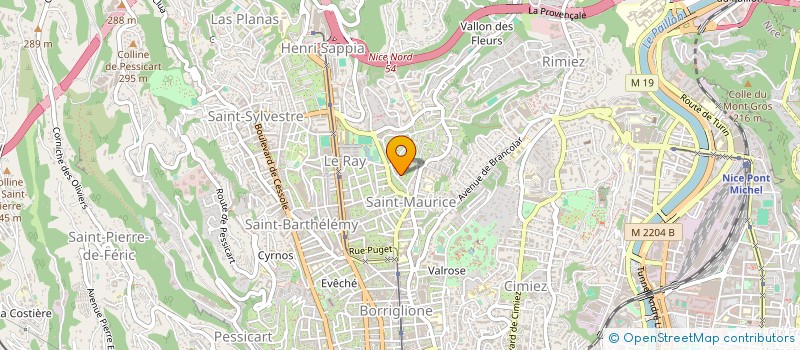 localisation de l'entreprise SCI BLAE  NICE