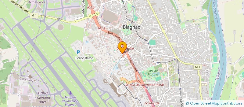 localisation de l'entreprise SCI BLAGNAC HABT  BLAGNAC