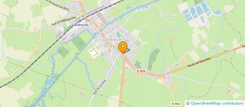 localisation de l'entreprise SCI BLAIDIMMO  LANDRECIES