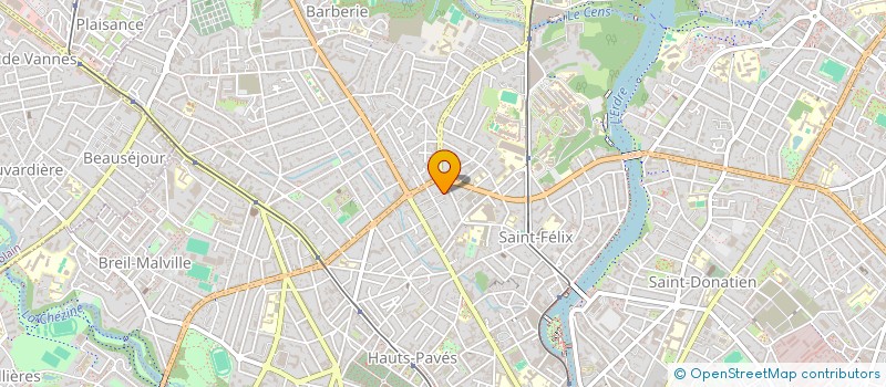 localisation de l'entreprise SCI BLAIN 01  NANTES