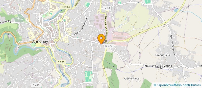 localisation de l'entreprise SCI BLAISE à ANNONAY