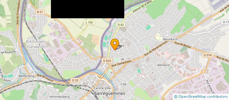 localisation de l'entreprise SCI BLAJ à SARREGUEMINES