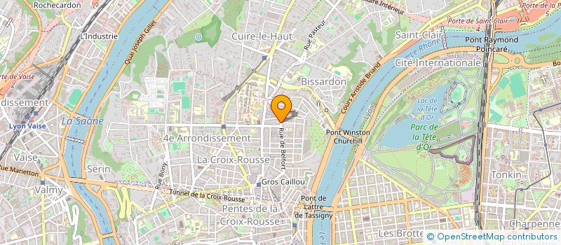 localisation de l'entreprise SCI BLAMAR  LYON