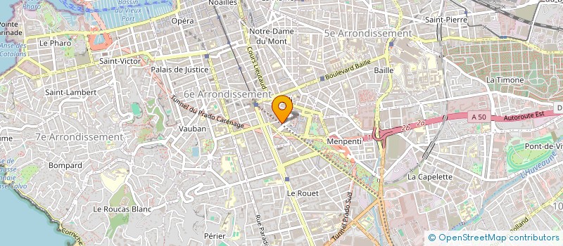 localisation de l'entreprise SCI BLAMPIN CORBAS IMMOBILIER à MARSEILLE