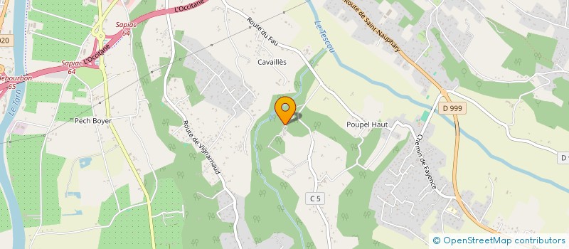 localisation de l'entreprise SCI BLANC  MONTAUBAN