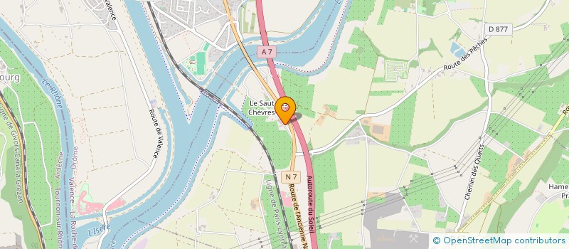 localisation de l'entreprise SCI BLANC  CHATEAUNEUF-SUR-ISERE