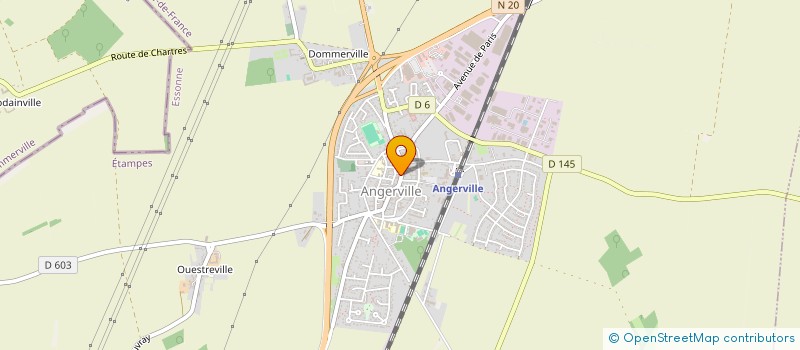 localisation de l'entreprise SCI BLANC  ANGERVILLE