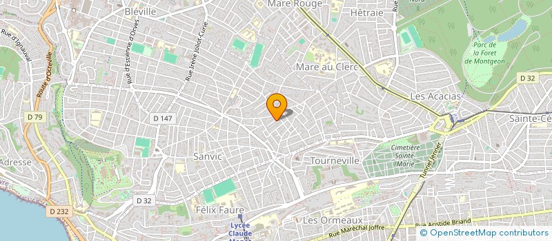 localisation de l'entreprise SCI BLANC à LE HAVRE