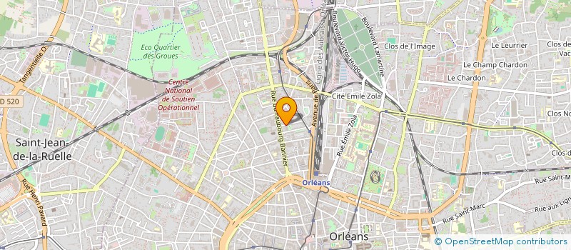 localisation de l'entreprise SCI 'BLANC-BEAUMER' à ORLEANS