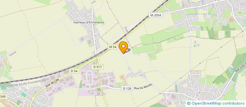 localisation de l'entreprise SCI BLANC BLEU à ENNEVELIN