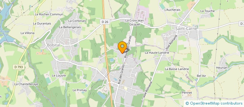 localisation de l'entreprise SCI BLANC BLEU  BOBITAL