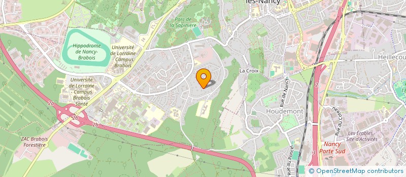 localisation de l'entreprise SCI BLANC CAILLOUX 2  VANDUVRE-LES-NANCY