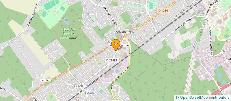 localisation de l'entreprise SCI BLANC & CO  CESTAS