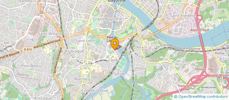 localisation de l'entreprise SCI BLANC ET RAZAT à BAYONNE