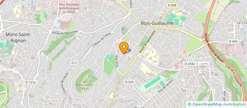 localisation de l'entreprise SCI BLANC FRERES à BOIS-GUILLAUME