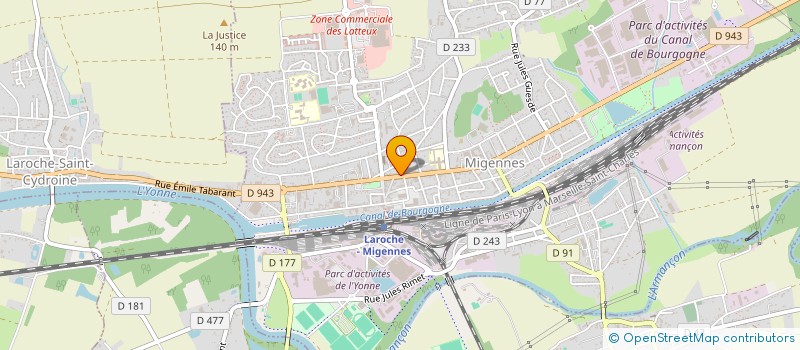 localisation de l'entreprise SCI BLANC-GARIN  MIGENNES