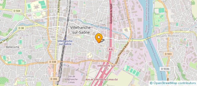 localisation de l'entreprise SCI BLANC - LE DIOT à JASSANS-RIOTTIER