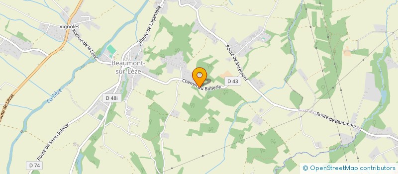 localisation de l'entreprise SCI BLANC POPS  BEAUMONT-SUR-LEZE