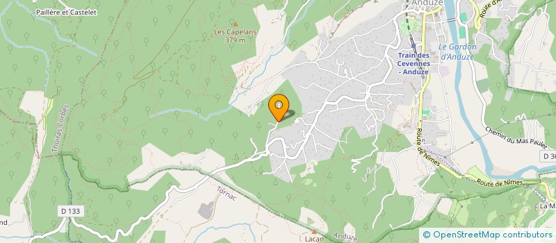 localisation de l'entreprise SCI BLANC-RAMPAZZI à ANDUZE