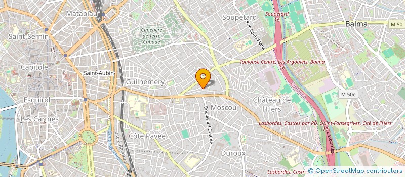 localisation de l'entreprise SCI BLANC SAINT JEROME  TOULOUSE