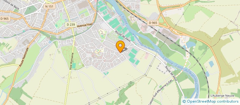 localisation de l'entreprise SCI BLANCARD à AUXERRE