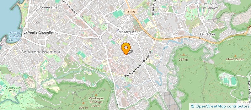 localisation de l'entreprise SCI BLANCARDE BAUDOUARD à MARSEILLE