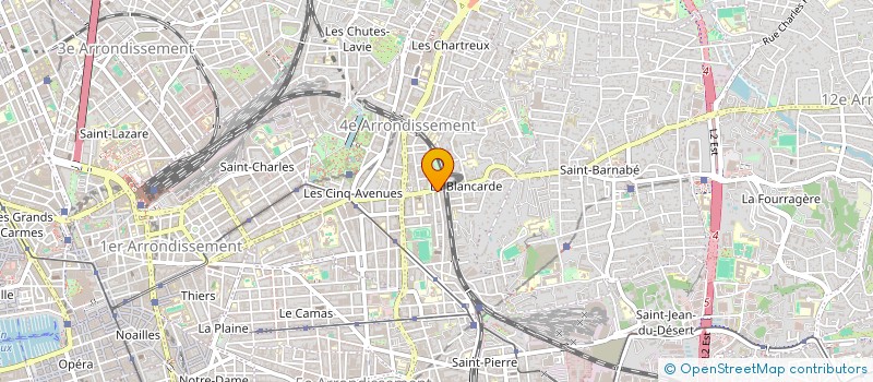 localisation de l'entreprise SCI BLANCARDE BOISSON à MARSEILLE