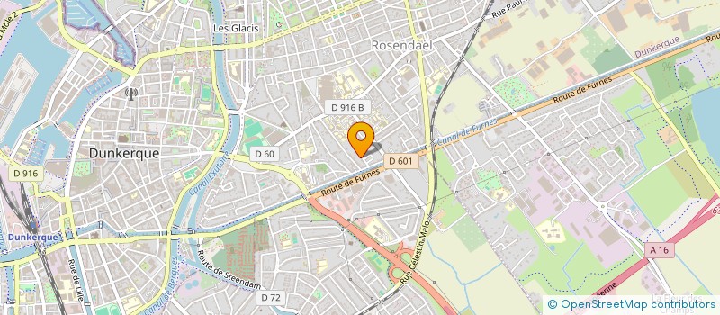 localisation de l'entreprise SCI BLANCARNOT à DUNKERQUE