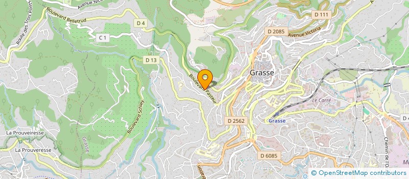 localisation de l'entreprise SCI BLANCHAR à GRASSE