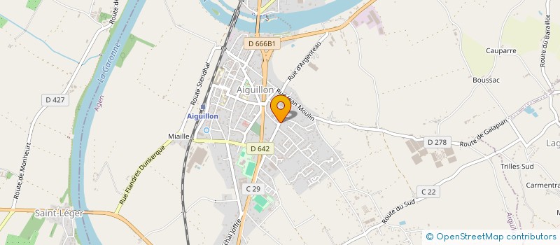 localisation de l'entreprise SCI BLANCHARD à AIGUILLON