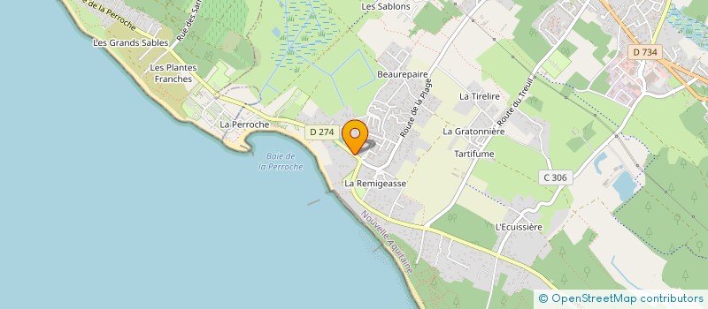 localisation de l'entreprise SCI BLANCHARD  DOLUS-D'OLERON