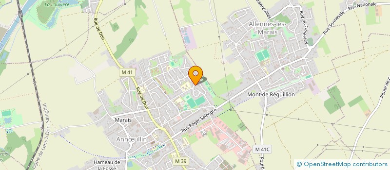 localisation de l'entreprise SCI BLANCHARD  ANNULLIN