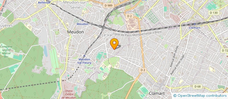 localisation de l'entreprise SCI BLANCHARD BAGNEUX  MEUDON
