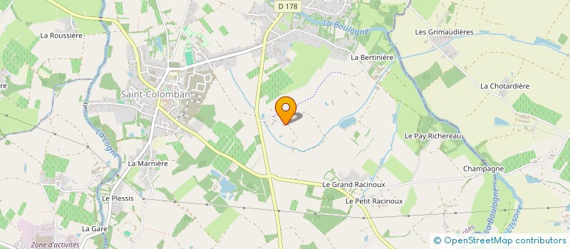 localisation de l'entreprise SCI BLANCHARD JEROME  SAINT-COLOMBAN