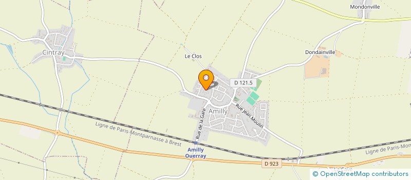 localisation de l'entreprise SCI BLANCHARD & KHEDNAH à AMILLY
