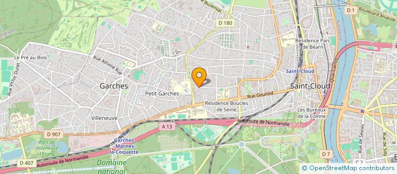 localisation de l'entreprise SCI BLANCHARD - LIOGIER à SAINT-CLOUD