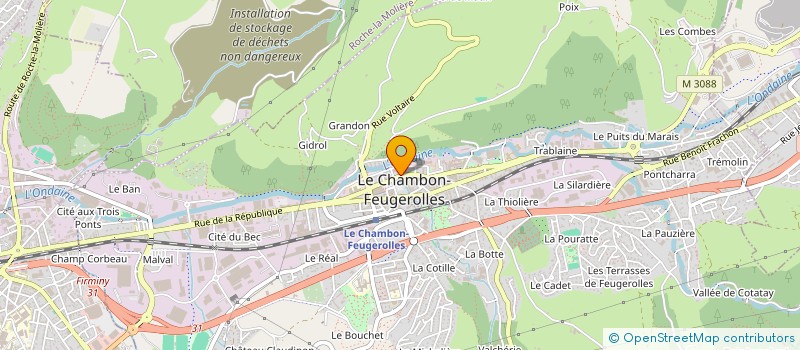 localisation de l'entreprise SCI BLANCHARD-MERMET  LE CHAMBON-FEUGEROLLES