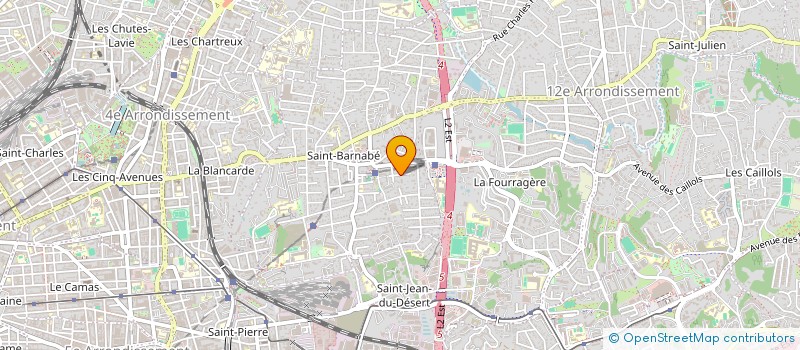 localisation de l'entreprise SCI BLANCHART à MARSEILLE 12EME