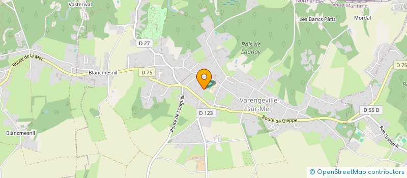 localisation de l'entreprise SCI BLANCHE à VARENGEVILLE-SUR-MER