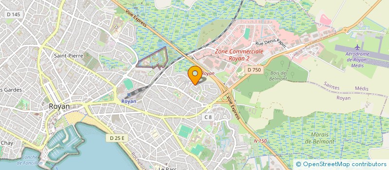 localisation de l'entreprise SCI BLANCHE à SAINT-SULPICE-DE-ROYAN